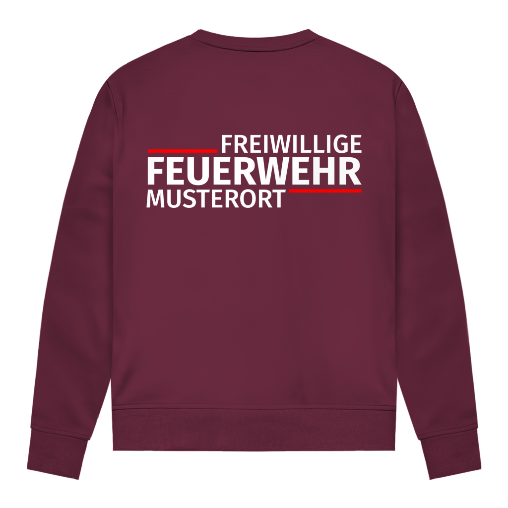 Damen Sweatshirt - Modern Freiwillige Feuerwehr [Personalisierbar]