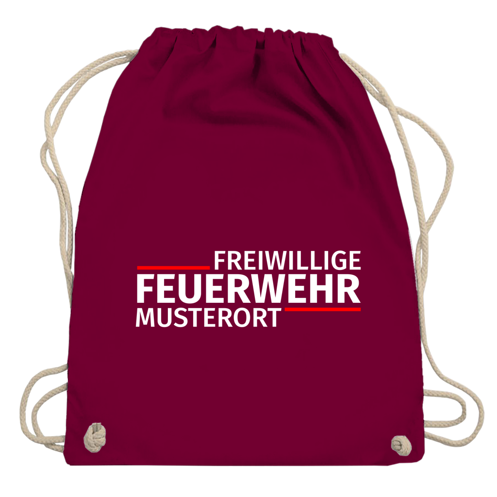 Turnbeutel - Modern Freiwillige Feuerwehr [Personalisierbar]