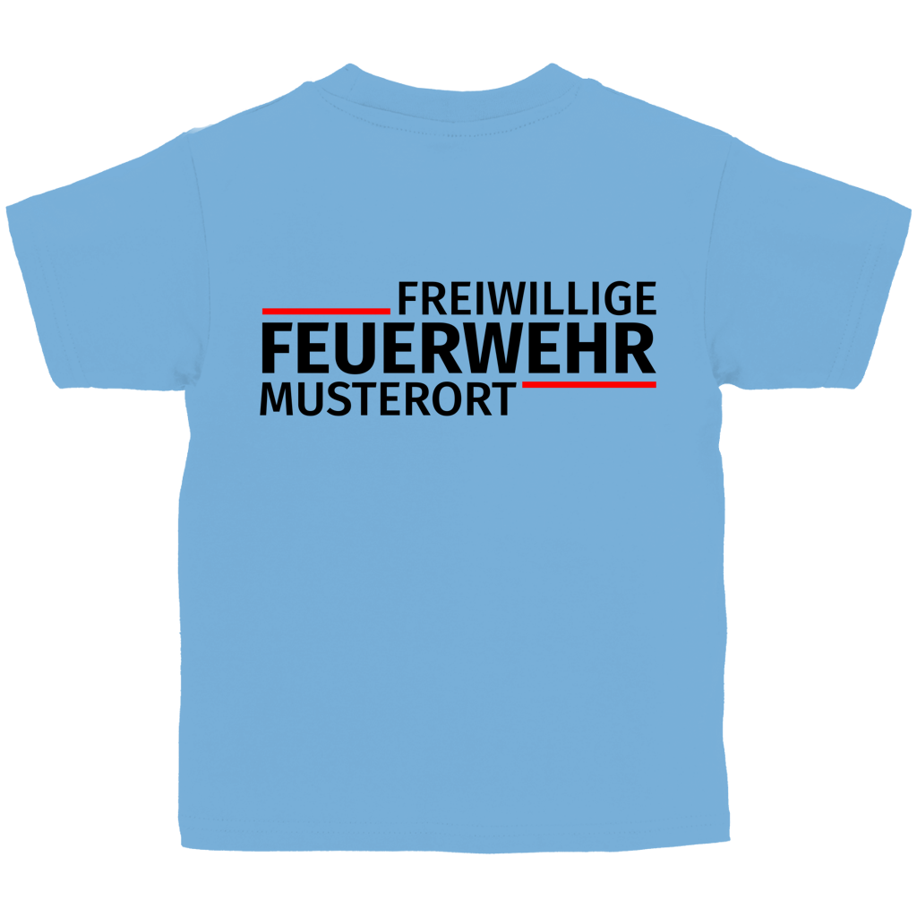 Kinder T-Shirt - Modern Freiwillige Feuerwehr [Personalisierbar]
