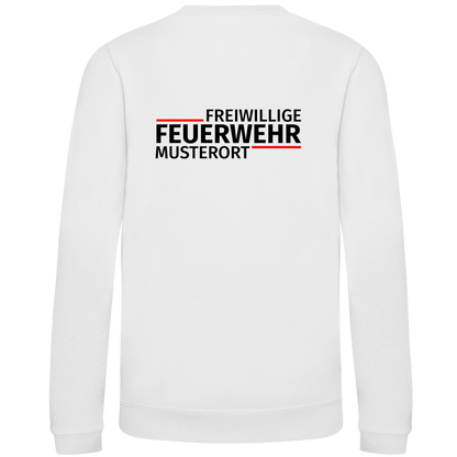 Kinder Sweatshirt - Modern Freiwillige Feuerwehr [Personalisierbar]