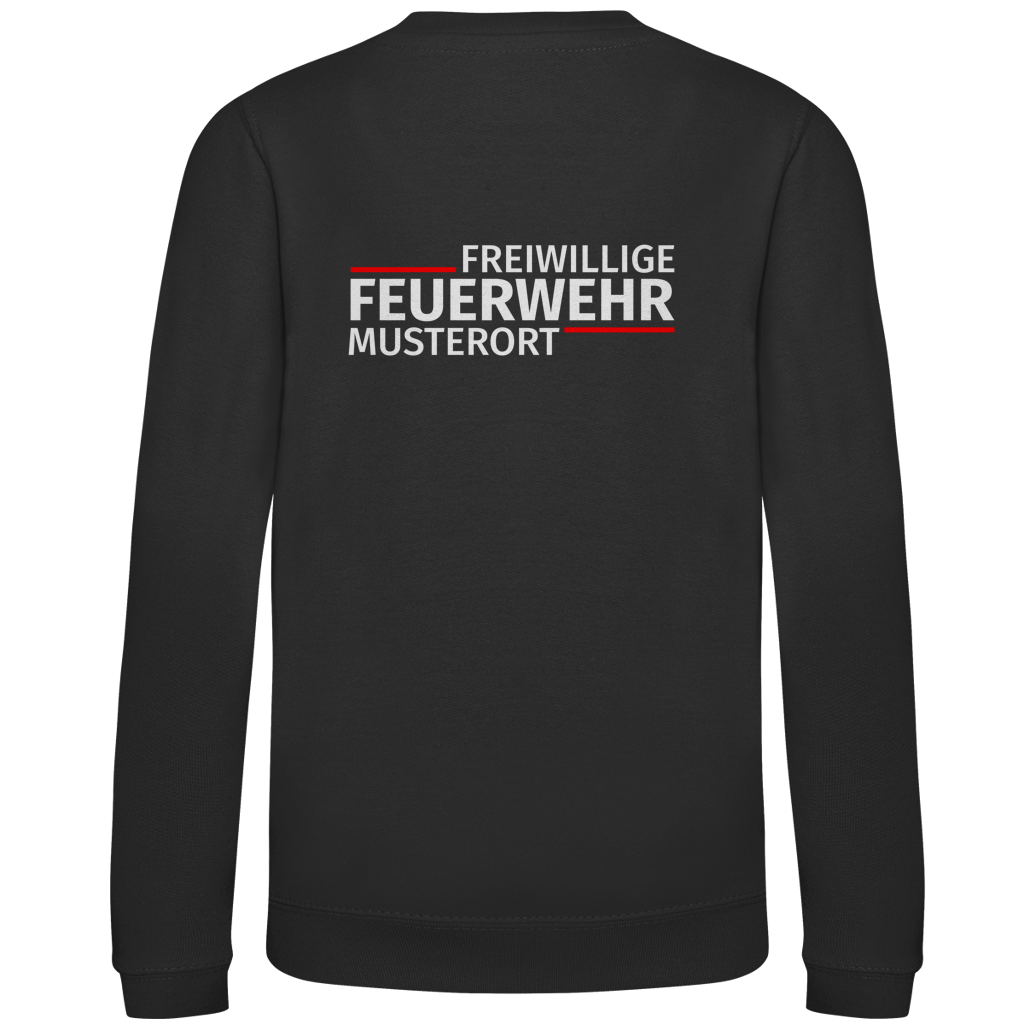 Kinder Sweatshirt - Modern Freiwillige Feuerwehr [Personalisierbar]