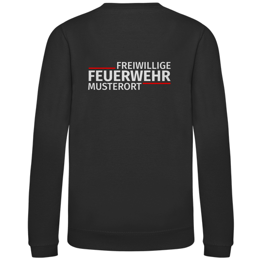 Kinder Sweatshirt - Modern Freiwillige Feuerwehr [Personalisierbar]
