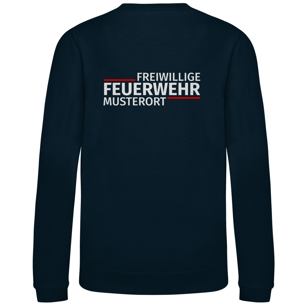 Kinder Sweatshirt - Modern Freiwillige Feuerwehr [Personalisierbar]