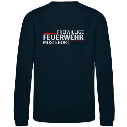 Kinder Sweatshirt - Modern Freiwillige Feuerwehr [Personalisierbar]