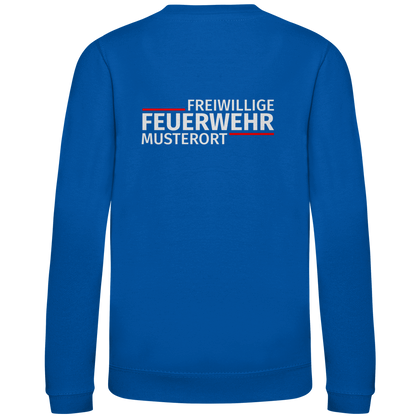 Kinder Sweatshirt - Modern Freiwillige Feuerwehr [Personalisierbar]