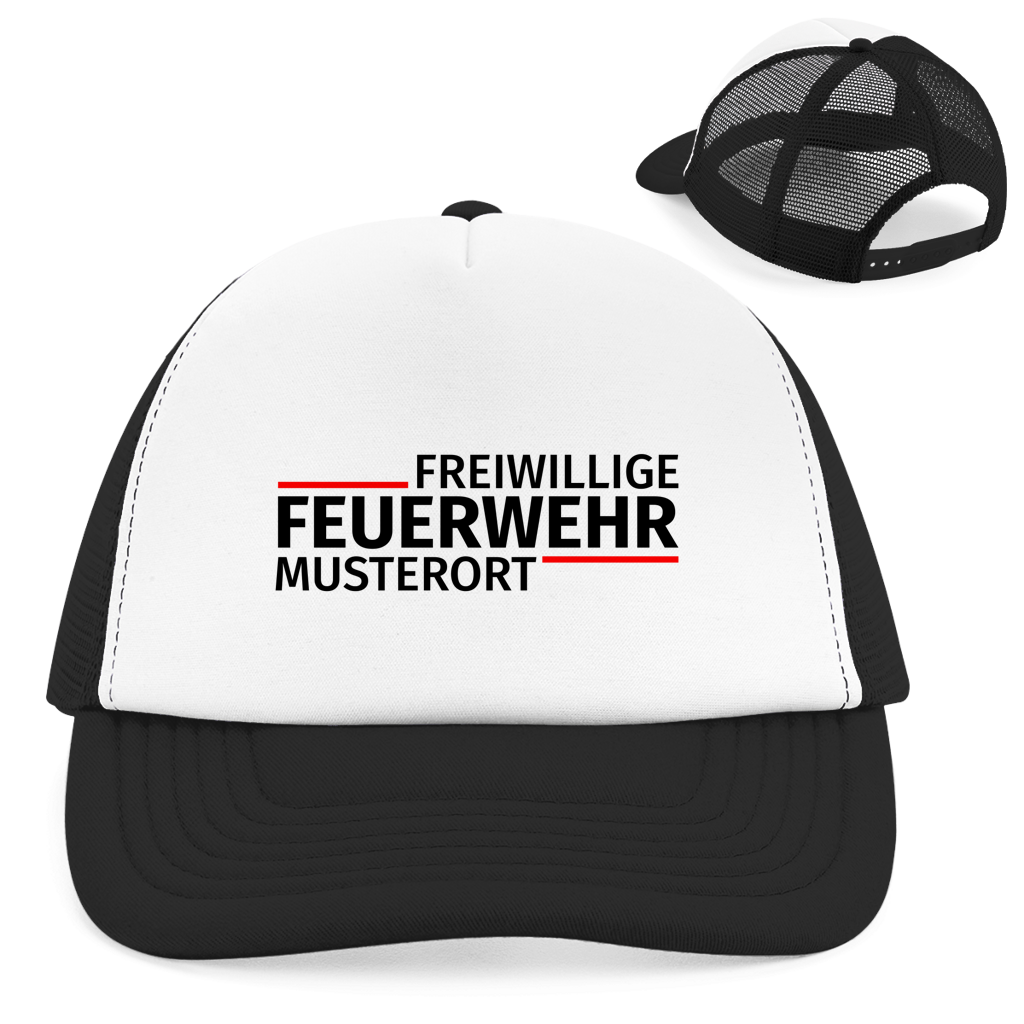 Retro Trucker Cap - Modern Freiwillige Feuerwehr [Personalisierbar]