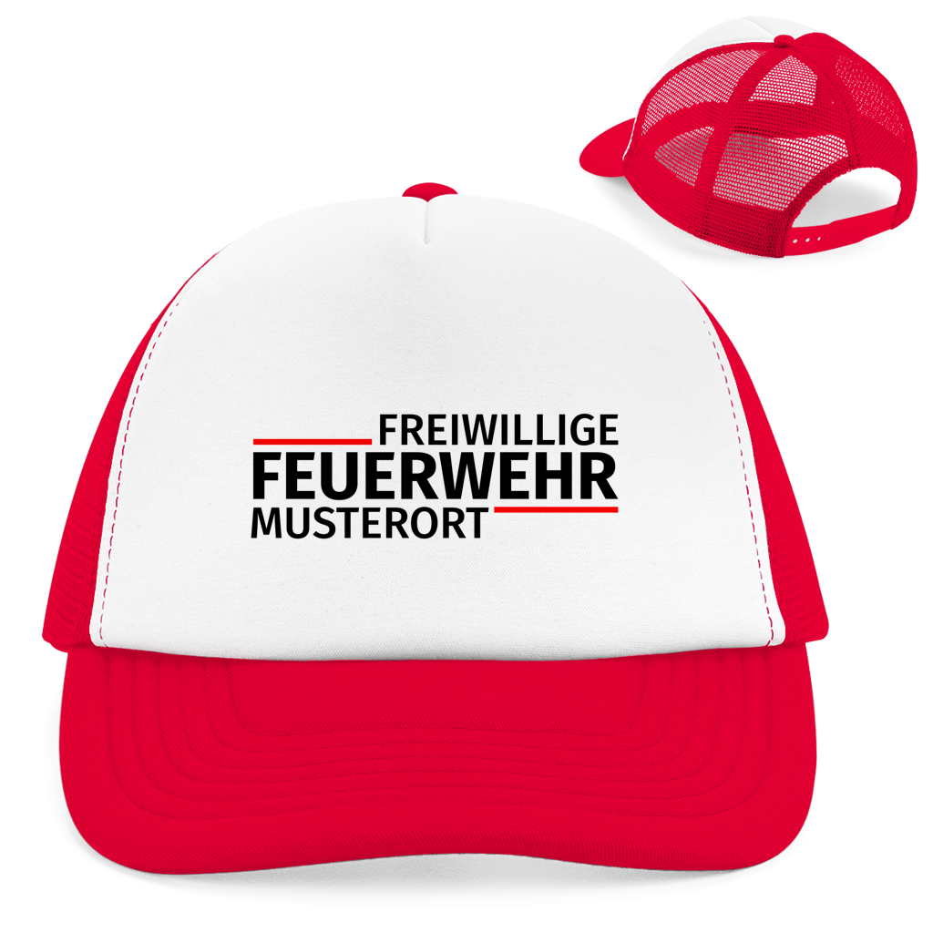 Retro Trucker Cap - Modern Freiwillige Feuerwehr [Personalisierbar]
