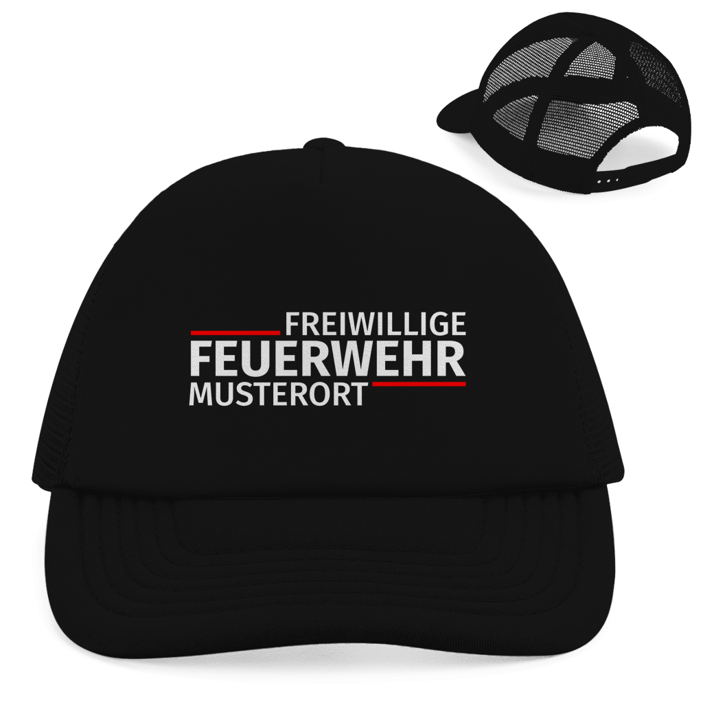 Retro Trucker Cap - Modern Freiwillige Feuerwehr [Personalisierbar]