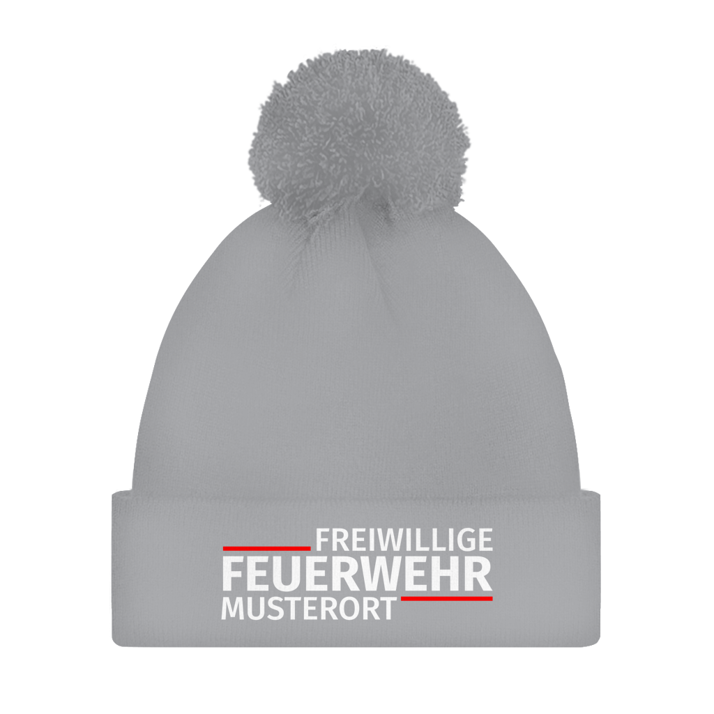 Bommelmütze - Modern Freiwillige Feuerwehr [Personalisierbar]