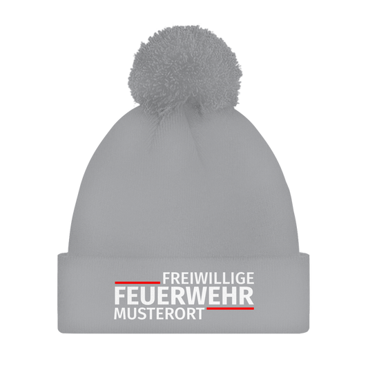 Bommelmütze - Modern Freiwillige Feuerwehr [Personalisierbar]