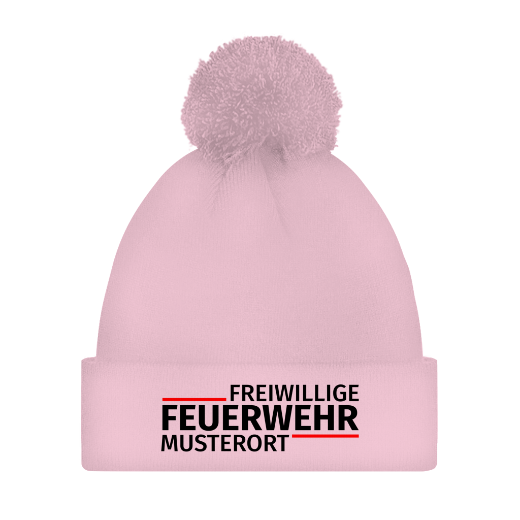 Bommelmütze - Modern Freiwillige Feuerwehr [Personalisierbar]
