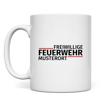 Tasse - Modern Freiwillige Feuerwehr [Personalisierbar]