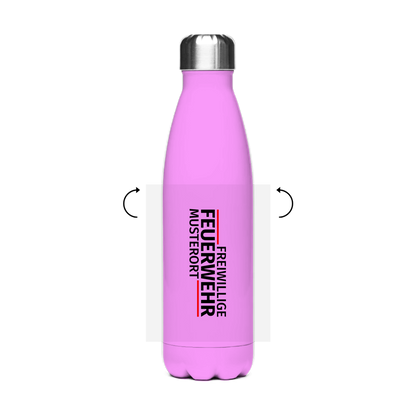 Edelstahl-Thermoflasche - Modern Freiwillige Feuerwehr [Personalisierbar]