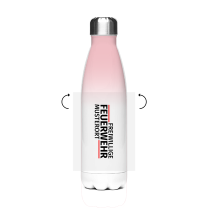 Edelstahl-Thermoflasche - Modern Freiwillige Feuerwehr [Personalisierbar]
