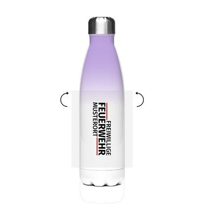 Edelstahl-Thermoflasche - Modern Freiwillige Feuerwehr [Personalisierbar]