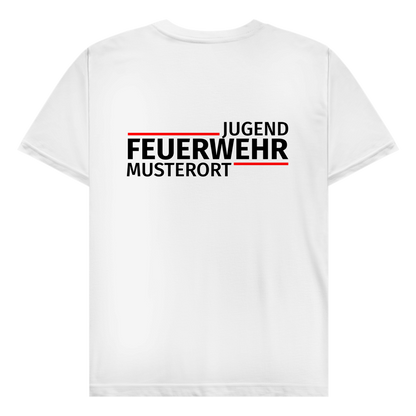 Herren T-Shirt - Modern Jugendfeuerwehr [Personalisierbar]