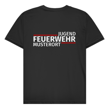 Herren T-Shirt - Modern Jugendfeuerwehr [Personalisierbar]