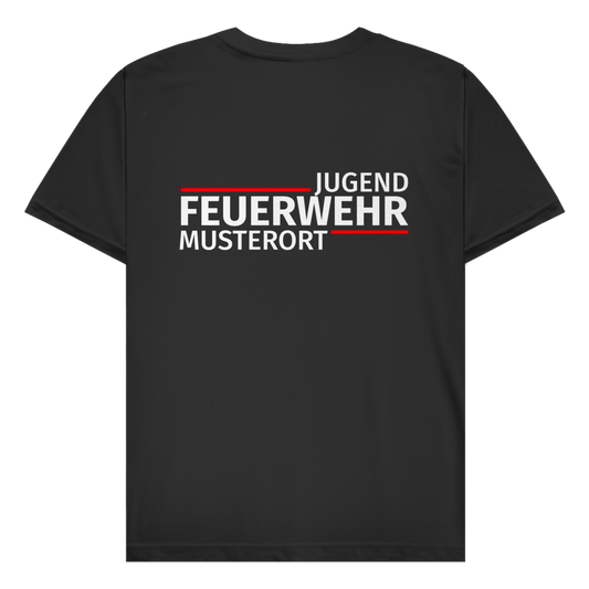 Herren T-Shirt - Modern Jugendfeuerwehr [Personalisierbar]