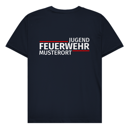 Herren T-Shirt - Modern Jugendfeuerwehr [Personalisierbar]