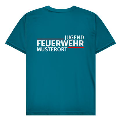 Herren T-Shirt - Modern Jugendfeuerwehr [Personalisierbar]