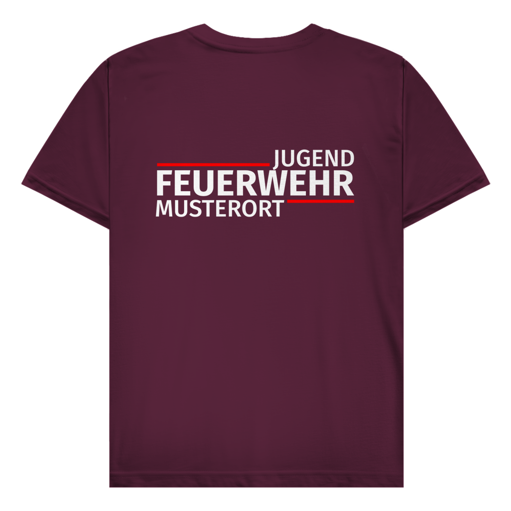 Herren T-Shirt - Modern Jugendfeuerwehr [Personalisierbar]
