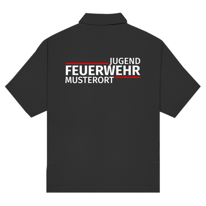 Unisex Poloshirt - Modern Jugendfeuerwehr [Personalisierbar]