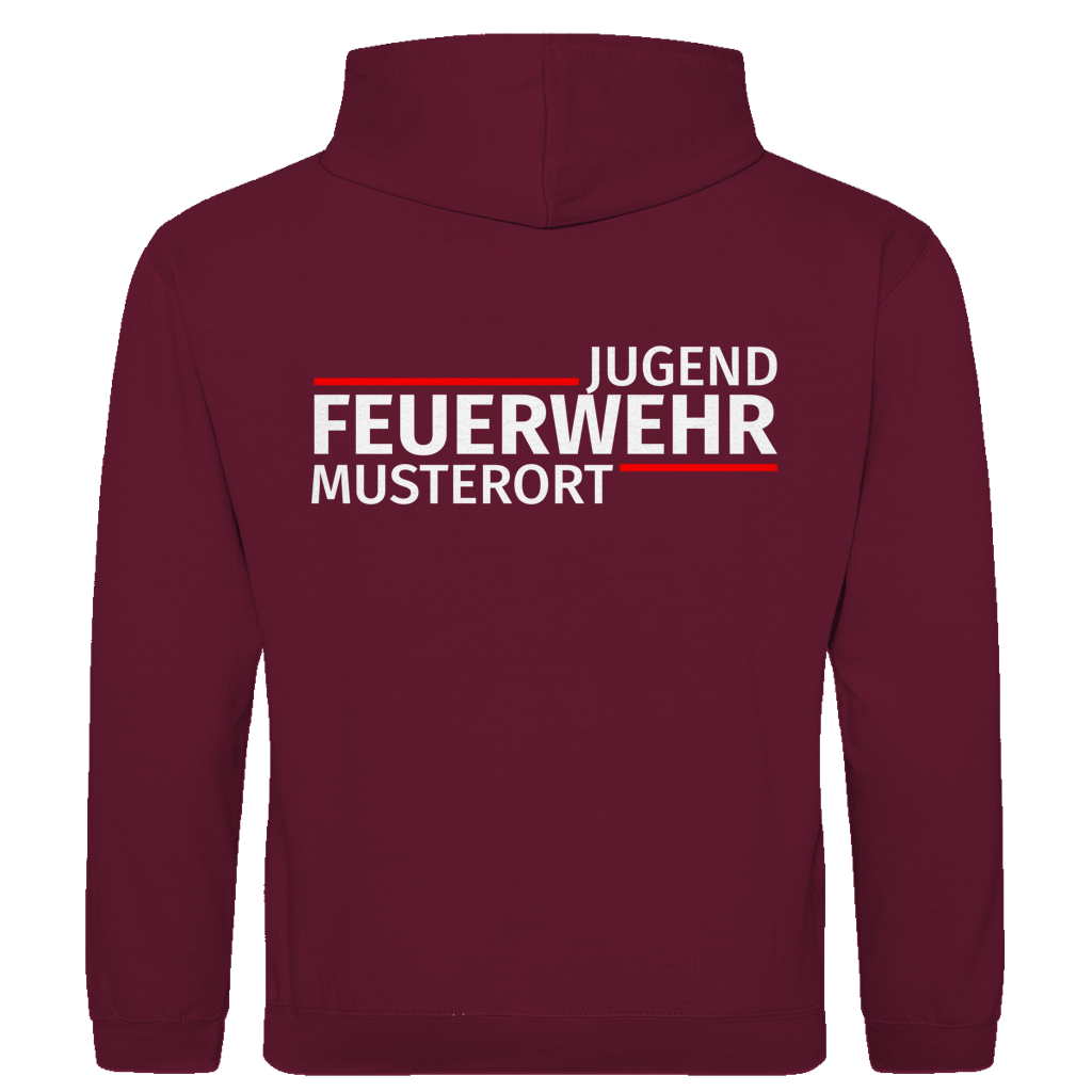 Herren Hoodie - Modern Jugendfeuerwehr [Personalisierbar]
