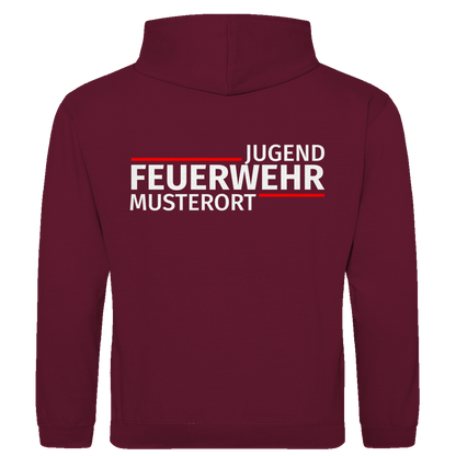 Herren Hoodie - Modern Jugendfeuerwehr [Personalisierbar]