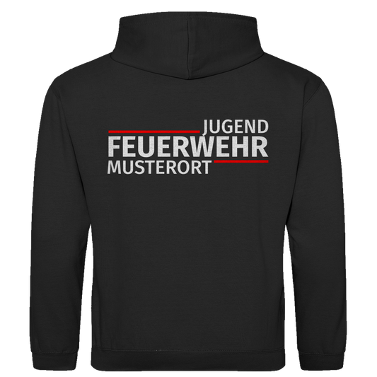 Herren Hoodie - Modern Jugendfeuerwehr [Personalisierbar]