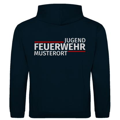 Herren Hoodie - Modern Jugendfeuerwehr [Personalisierbar]