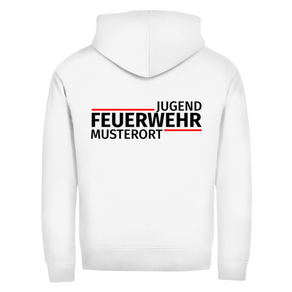 Unisex Zipper Hoodie - Modern Jugendfeuerwehr [Personalisierbar]