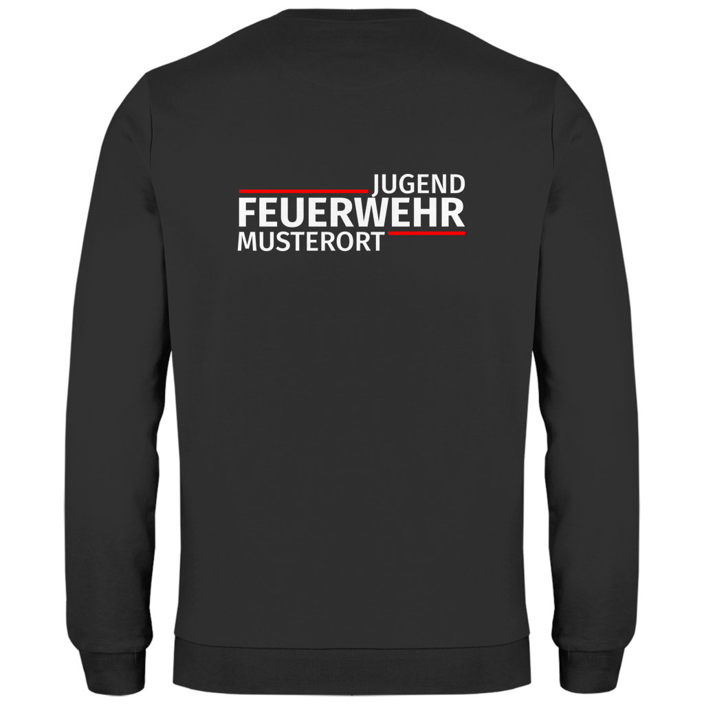 Herren Sweatshirt - Modern Jugendfeuerwehr [Personalisierbar]