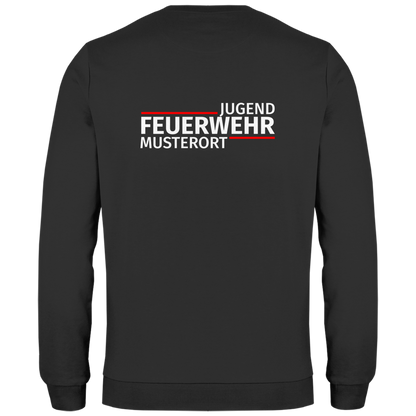 Herren Sweatshirt - Modern Jugendfeuerwehr [Personalisierbar]