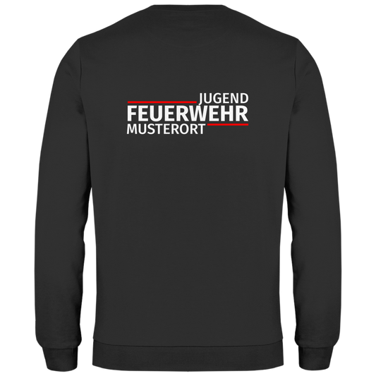 Herren Sweatshirt - Modern Jugendfeuerwehr [Personalisierbar]