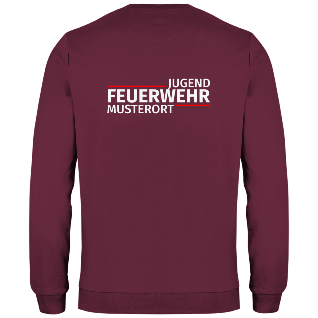 Herren Sweatshirt - Modern Jugendfeuerwehr [Personalisierbar]