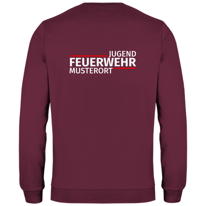 Herren Sweatshirt - Modern Jugendfeuerwehr [Personalisierbar]