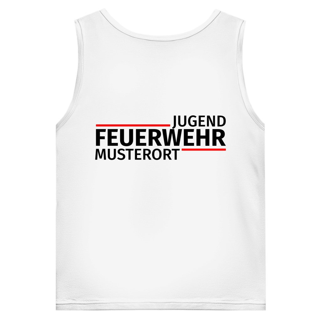 Herren Tank Top - Modern Jugendfeuerwehr [Personalisierbar]