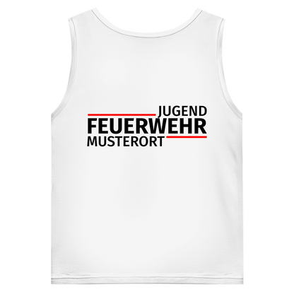 Herren Tank Top - Modern Jugendfeuerwehr [Personalisierbar]