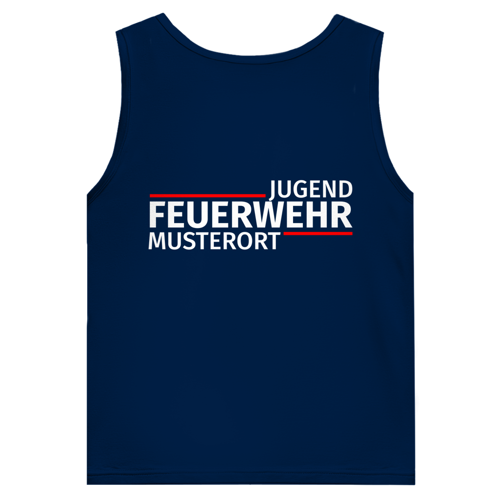 Herren Tank Top - Modern Jugendfeuerwehr [Personalisierbar]