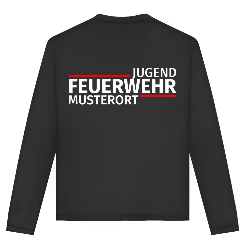 Unisex Langarmshirt - Modern Jugendfeuerwehr [Personalisierbar]