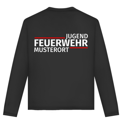 Unisex Langarmshirt - Modern Jugendfeuerwehr [Personalisierbar]