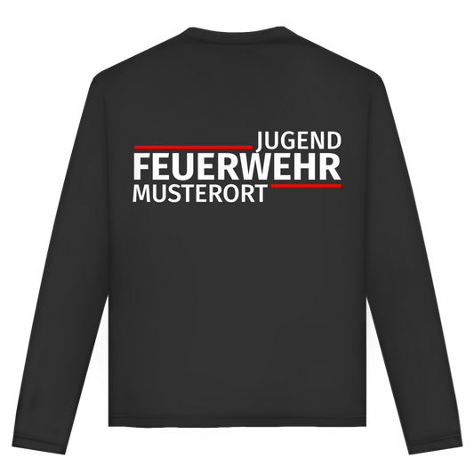 Unisex Langarmshirt - Modern Jugendfeuerwehr [Personalisierbar]