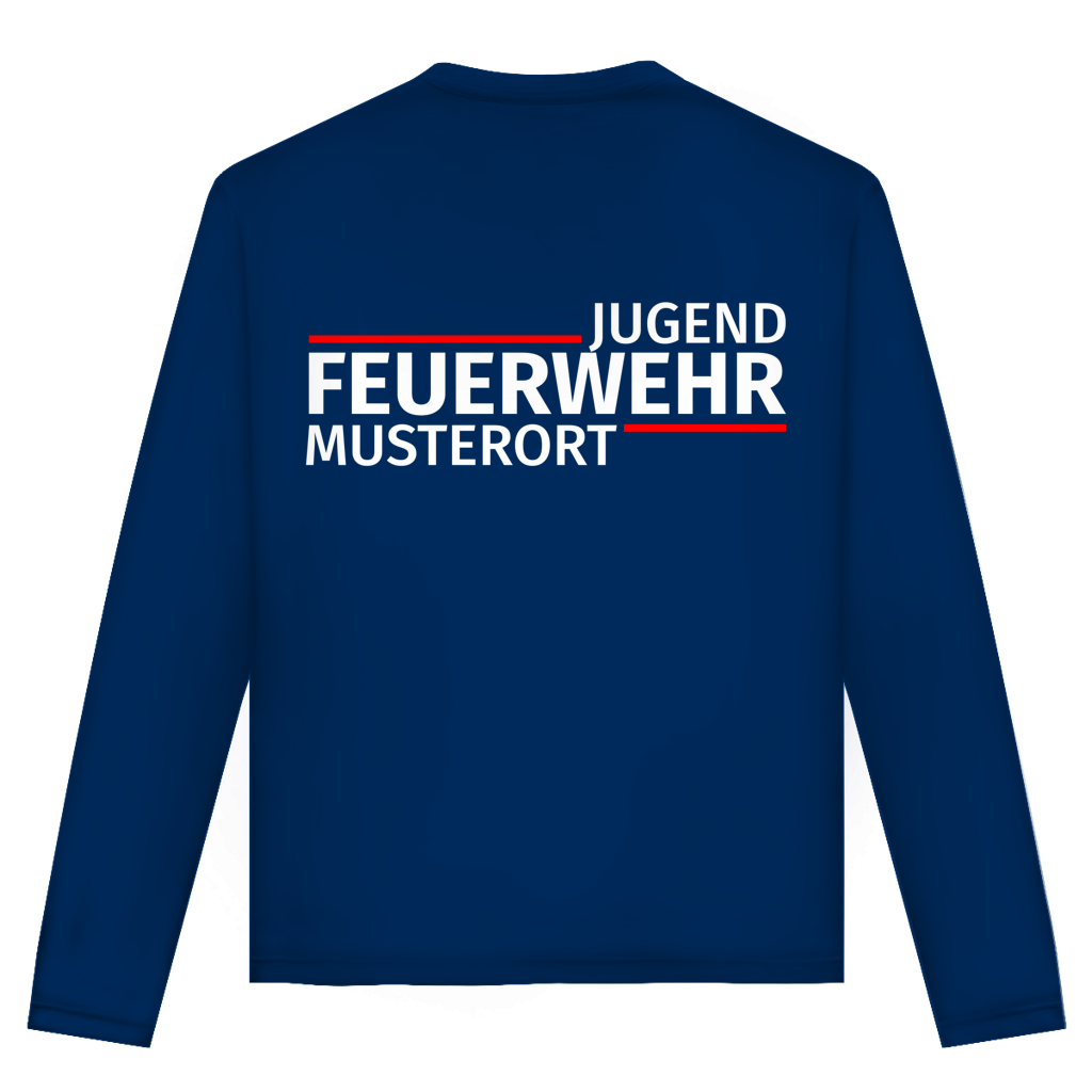Unisex Langarmshirt - Modern Jugendfeuerwehr [Personalisierbar]