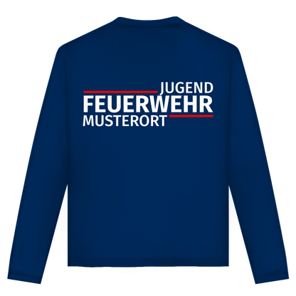 Unisex Langarmshirt - Modern Jugendfeuerwehr [Personalisierbar]
