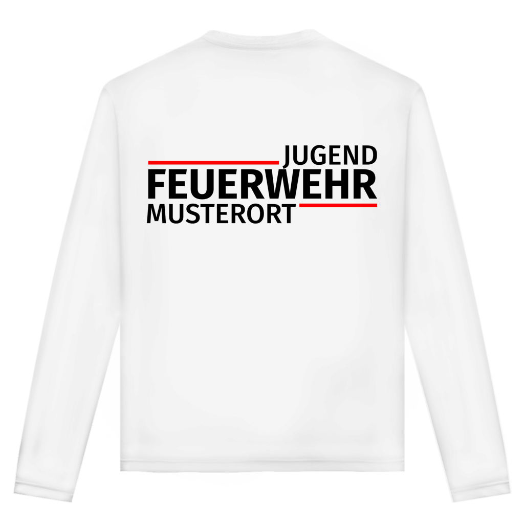 Unisex Langarmshirt - Modern Jugendfeuerwehr [Personalisierbar]