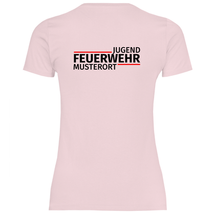 Damen T-Shirt - Modern Jugendfeuerwehr [Personalisierbar]