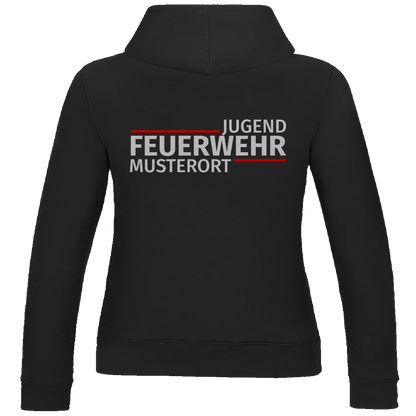 Damen Hoodie - Modern Jugendfeuerwehr [Personalisierbar]