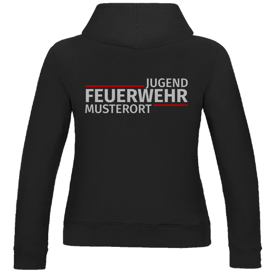 Damen Hoodie - Modern Jugendfeuerwehr [Personalisierbar]