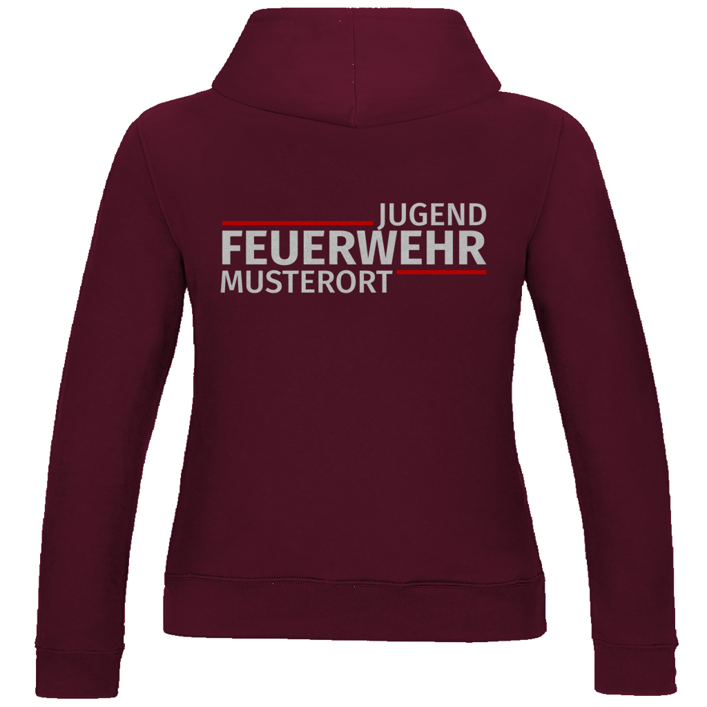 Damen Hoodie - Modern Jugendfeuerwehr [Personalisierbar]