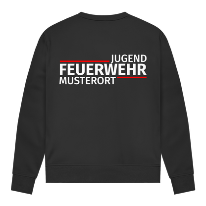 Damen Sweatshirt - Modern Jugendfeuerwehr [Personalisierbar]
